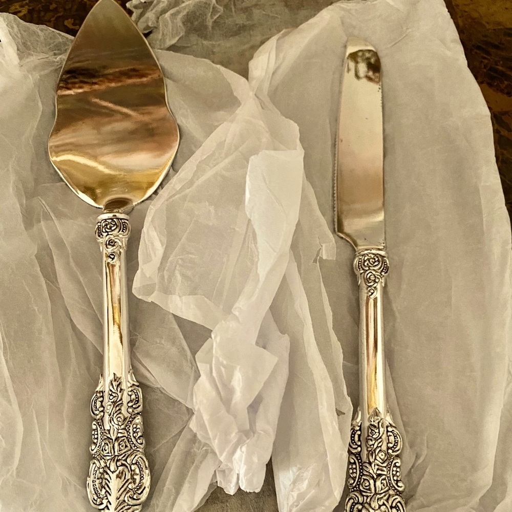 TABLE ACCESSORIES SILVER  2 pc.